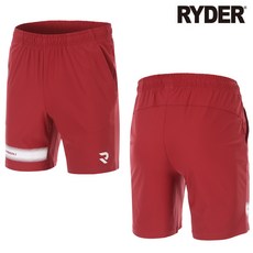 라이더 반바지 배드민턴 바지 남성 여성 3부 4부 팬츠 레드 2022RP-8