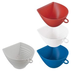 AKEBONO 曙產業 可瀝水三色調理盆組, 1組, 瀝水碗 + 碗 3個