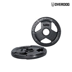 오버독 중량주물원판 (중량봉용), 중량봉용원판, 2개, 2.5kg