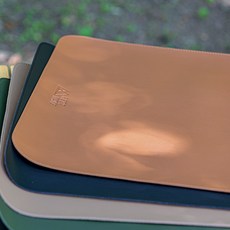 레스트웨이브 감성 캠핑 가죽 테이블매트 테이블보 900 1200, 블랙