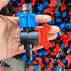 下殺價 廠家直銷AK款硬管旁通閥 16mm滴灌開關 分水管小/大口, 1個, 10*16大口徑（接10mm滴灌管）,【30個】贈工型墊