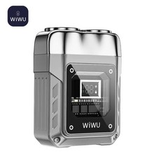 WiWU Iron IPX7級防水電動刮鬍刀 男友禮物 全機水洗 父親節禮物 多功能禮盒 剃鬚刀 刮鬍機, 1個, WiWU Iron電動刮鬍刀禮盒, 1