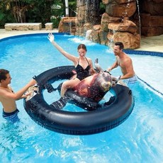 造型水上坐騎，加厚耐用材質，寬大舒適乘坐空間，親子同樂首選, 黑色, 1個