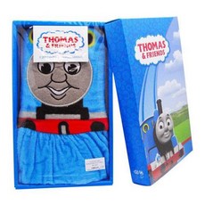THOMAS & FRIENDS 湯瑪士小火車造型毛巾禮盒組 柔軟親膚 吸水性強 卡通造型, 1個, 1個裝