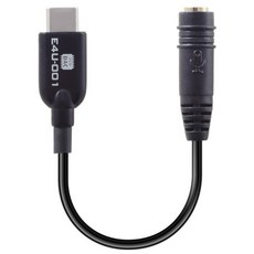 E4U-001 오디오 어댑터 USB-C to 3.5mm TRRS 에듀티지 [정품] 삼성 EE-UC10J 대체품, 1개