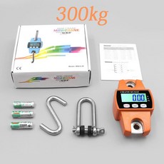 數顯推拉力計 60kg/1噸高精度拉拔力測試儀器，電子測力計，多功能壓力測量器, 1個, 小款電池款300kg約等於3000NKG