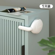 ELUDEMON 兒童安全鎖 抽屜櫃門鎖扣 防夾手防滑卡扣, 1個, 鎖臂4.5cm/單麵粘貼/單臂阻攔 1, 鎖臂4.5cm/單麵粘貼/單臂阻攔 1