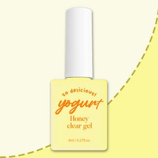 요거트젤 허니클리어젤 논와이프 기초젤네일, 1개, 8ml