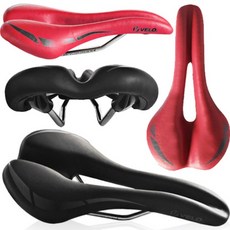 벨로 VELO 국민안장 전립선 안장통해소 VL-2180, 레드, 스틸레일, 1개