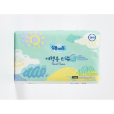 잘풀리는집 여행용 티슈 56매 (미용사 이용사 실기시험용) 국가고시 자격증 실기재료, 1개