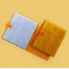 스티커앨범 몬스터 씰스티커북 증명사진바인더 띠부씰바인더 79000EA 1EA, 01 투명