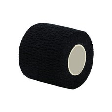 爆款優選 輕彈透氣運動膠帶，彈力膠布，防護彈性護踝一面粘膠帶，運動防護必備, 1個, 黑色,5cm*4.5m
