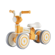 아동용 LED 플레이 밸런스 바이크 붕붕카, 1개, 55cm, 옐로우