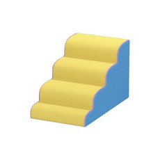 寵物樓梯 寵物階梯 軟海綿 狗狗貓咪輔助爬梯 三層 40cm, 1個, 可拆洗布套（不含樓梯）