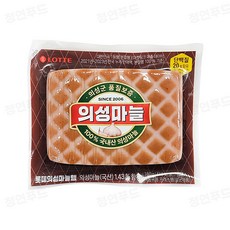 롯데 의성마늘햄 160g-아이스팩+보냉팩 포장, 1개, 160g