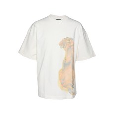 질 샌더 중고 그래픽 프린트 티셔츠