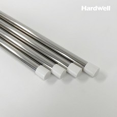 하드웰 천장 베란다 빨래건조대 교체용 스텐봉 4개_19.1파이(봉길이 193cm), 고객직접설치, 혼합색상