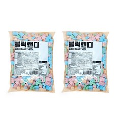 대용량 블럭캔디1kg X 2봉, 1세트, 1kg