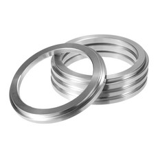 XAUTOHAUX 4 개 세트 OD 106.1mm ~ 알루미늄 합금 자동차 허브 센트릭 링 휠 보어 센터 스페이서, 25 내경 82mm 외경 66.1mm