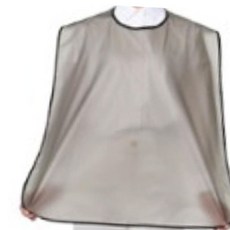 방수코팅앞치마 블랙 우레탄턱받이 방수앞치마 노인턱받이 환자턱받이