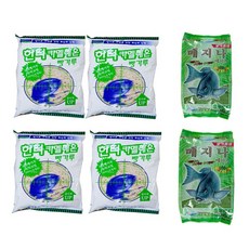 벵에돔 빵가루 집어제 세트 해신 헌터카멜레온 4봉 + 팀에이스 메지나 2봉, 1개, 6kg