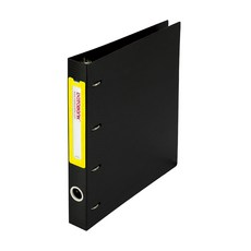 【Databank】A4四孔D型夾 資料本 檔案夾 經濟型專案收納夾【1本】, 黃色, 1個
