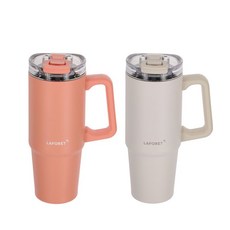라포레 스타일 텀블러, 1개, 900ml, 코랄핑크