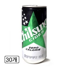 롯데 칠성사이다 제로 210mlx30캔, 210ml, 30개