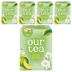 아워티 제주 청귤 캐모마일 티, 16.8g, 8개입, 5개