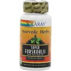 SOLARAY Ayurvedic Herb Super POSCO Heal 400mg 素食膠囊, 1個, 60 件
