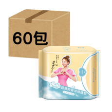 Sweetie舒芯超薄抑菌涼感護墊15.5cm 60包入, 15.5 cm, 20, 60個