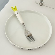 櫻桃小丸子 聯名不鏽鋼叉子 可愛兒童餐具, 1個, 大蔥叉子