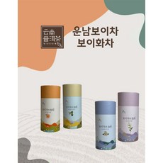 운남성 보이차 보이화차 효능 고급 보이숙차 자스민, 1개, 120g, 15개입