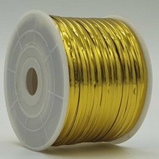 잘라쓰는 포장용 대용량 빵끈 골드 90M 롤빵끈 선물끈, 1개