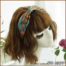 坂井．亞希子 日系和風打結造型髮箍, 1個, 綠色鏈條款