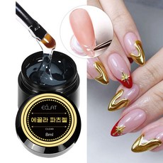 에끌라 파츠젤 8ml 스톤글루 클리어 뉘앙스 볼륨연장네일재료, 1개