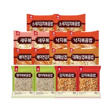 [본사직영] 천일식품 볶음밥 250g 7종 혼합 14팩 패키지, 1개