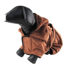 발바닥 펫 샤워타올, 브라운, XL