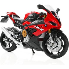 BMW S1000RR 1:12 오토바이 모델 토이 메탈 다이캐스트와 플라스틱 모토 선물용, Md005-red
