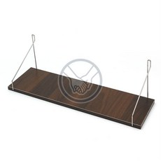 더가 무타공 벽선반 50x15cm 월넛