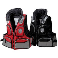 이누잇 코브웹 낚시 구명조끼 낚시조끼 구명복, 레드(FREE)