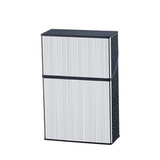 防潮抗壓香煙盒 塑膠菸盒 防水防壓大容量煙收納盒 防撞便攜, 銀拉絲, 1個