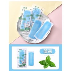 秒出【台灣公司現貨】水果冰涼貼 退熱貼 散熱貼 冰涼降溫貼 冰涼貼片 涼感貼片 清涼貼 手機散熱貼 降溫神器 消暑神器, 1個, 單片價-冰涼貼｜薄荷【每包為2片】