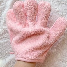 극세사 장갑형 수건 2p 반려견 목욕 후 물기제거 빠른건조 털말리기 애견미용, 1개, 필수선택_혼합색상 - 2개