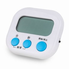 數字計時器 廚房烘焙計時器 料理烹飪計時器, 1個, 白色