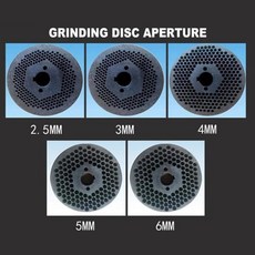 펠렛 기계용 연삭 디스크 피드 분쇄기 직경 Φ2.5mm-8mm 1 개, 3mm, 1개