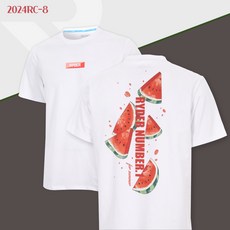 라이더 아울렛 2024RC-8 공용 반팔티셔츠 배드민턴 탁구 피클볼 스포츠의류