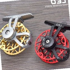 야외활동 낚시도구 루어용 휴대용 낚시장비 낚시용품 플라이용 낚시릴 경량형, 상세페이지 참조, HE50골드