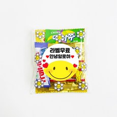 안녕알로하 미니 포켓 개별 소포장 과자 답례품 단체간식 세트 구디백 꾸러미, 1개, 데이지