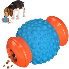 BoYoYo 인터랙티브 반려견 장난감 간식 디스펜서 - 대형견을 위한 느린 퍼즐 피더 불안 및 지루함을 정신 자극, Purple